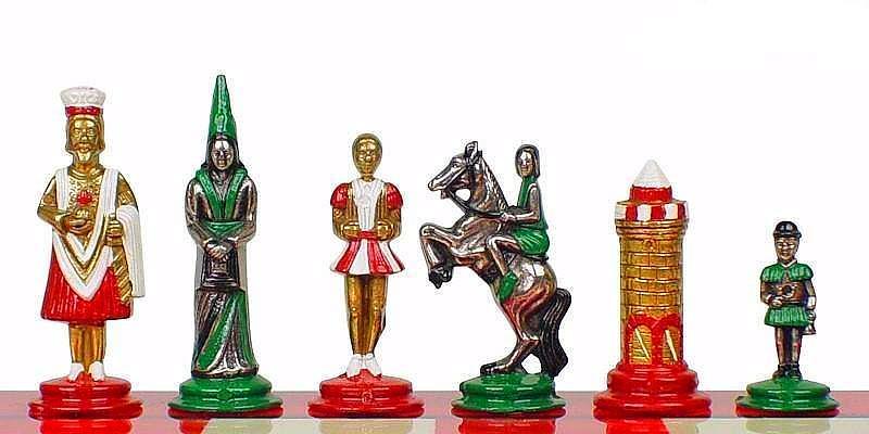 1972_italfama_metal_chess_set_profile_both_colors_logo_800__04973.1430520883.1280.1280 Jeu d'Echecs en Métal Peint à la Main "Camelot et La Légende du Roi Arthur"