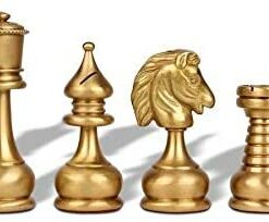 Jeu d'Échecs Grand ensemble Perse en laiton massif