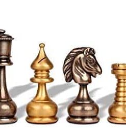 Jeu d'Échecs Grand ensemble Perse en laiton massif
