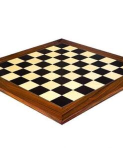 Echiquier En Bois d'Erable et Bordure en Racine de Palissandre