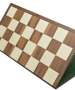 Échiquier pliable en Bois de Noyer et d'Érable