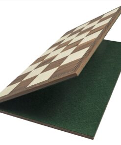 Échiquier pliable en Bois de Noyer et d'Érable