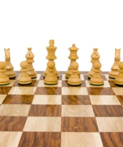 Jeu d'Échecs Staunton Down Head Knight en Bois de Sheesham et Bois de Buis