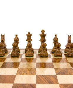 Jeu d'Échecs Staunton Down Head Knight en Bois de Sheesham et Bois de Buis