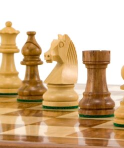 Jeu d'Échecs Staunton Down Head Knight en Bois de Sheesham et Bois de Buis