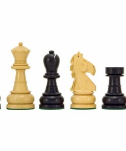 Jeu d'Échecs en Bois de Buis et Bois de Buis ébonisé séries Emerald