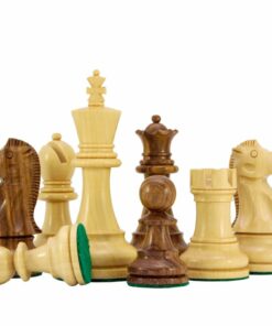 Jeu d'Échecs Staunton Jacob Knight en Bois de Sheesham et Bois de Buis