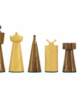 Jeu d'Échecs Art Déco en Bois de Sheesham et Bois de Buis
