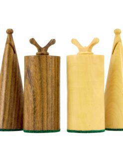 Jeu d'Échecs Art Déco en Bois de Sheesham et Bois de Buis