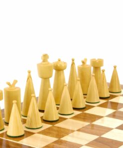 Jeu d'Échecs Art Déco en Bois de Sheesham et Bois de Buis