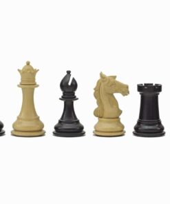 Jeu d'Échecs série Columbus en Bois d'Ébène et Bois de Buis