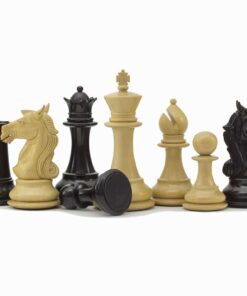 Jeu d'Échecs série Columbus en Bois d'Ébène et Bois de Buis