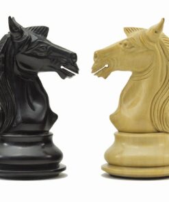 Jeu d'Échecs série Columbus en Bois d'Ébène et Bois de Buis