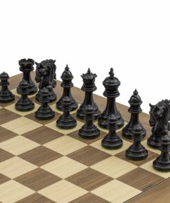 Jeu d'Échecs Kingsgate en Bois d'Ébène et Bois de Buis