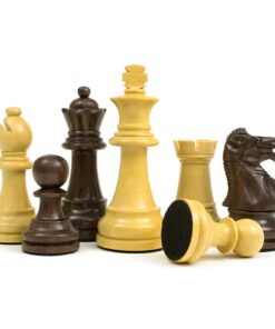 Jeu d'Échecs Modica en Bois de Rose et Bois de Buis