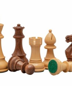 Jeu d'Échecs Staunton Classique en Bois d'Acacia et Bois de Buis