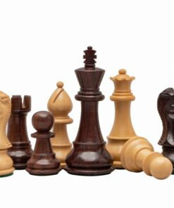 Jeu d'Échecs Staunton Classique en Bois de Rose et Bois de Buis