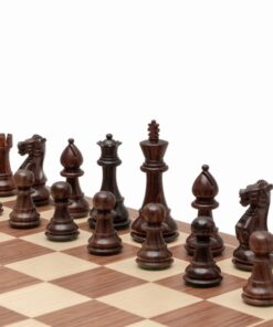 Jeu d'Échecs Staunton Classique en Bois de Rose et Bois de Buis