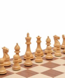 Jeu d'Échecs Staunton Classique en Bois de Rose et Bois de Buis
