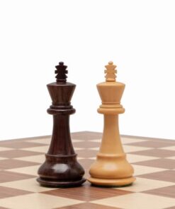 Jeu d'Échecs Staunton Classique en Bois de Rose et Bois de Buis