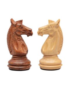 Jeu d'Échecs Italien Trapani en Bois d'Acacia et Bois de Buis