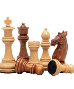 Jeu d'Échecs Italien Trapani en Bois d'Acacia et Bois de Buis