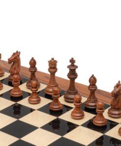 Jeu d'Échecs Italien Trapani en Bois d'Acacia et Bois de Buis