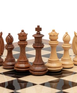 Jeu d'Échecs Italien Trapani en Bois d'Acacia et Bois de Buis