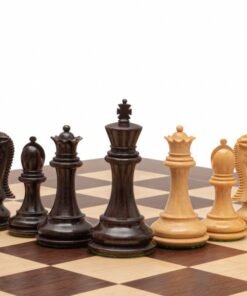 Jeu d'Échecs Windsor de Luxe - Échiquier en bois de Palissandre de Montgoy et Érable & Pièces en bois de Rose et bois de Buis
