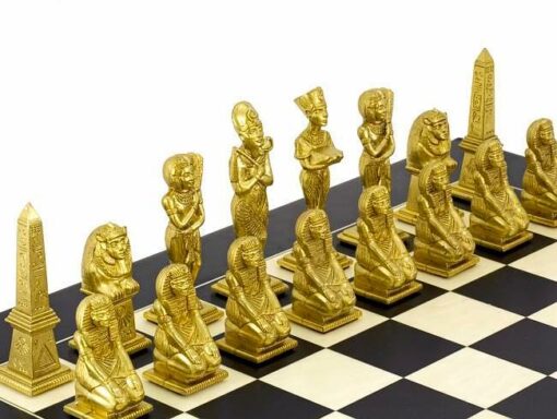 Jeu d'Echecs en Métal "Egypte"