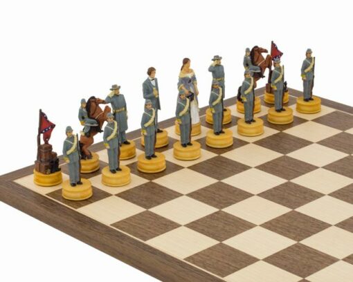 Jeu d'Echecs en Résine "Guerre de Sécession seconde édition"