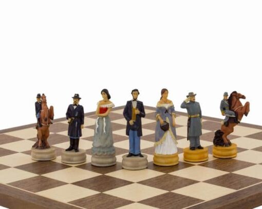 Jeu d'Echecs en Résine "Guerre de Sécession seconde édition"