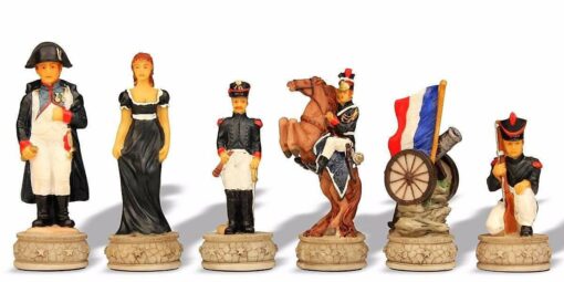 Jeu d'Echecs en Résine "Bataille de Waterloo"