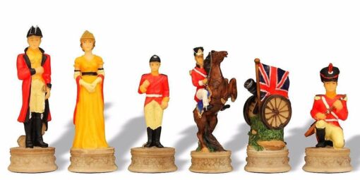 Jeu d'Echecs en Résine "Bataille de Waterloo"