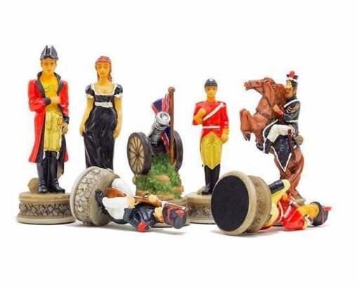 Jeu d'Echecs en Résine "Bataille de Waterloo"