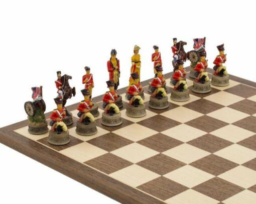 Jeu d'Echecs en Résine "Bataille de Waterloo"