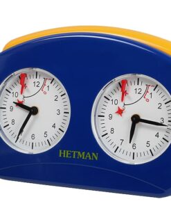 Jeu d'échec & Echiquier Horloge d'échecs en plastique Hetman - bleu grand