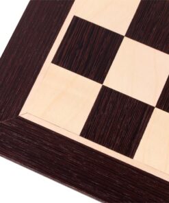 Jeu d'échec & Echiquier Taille No 4+ (sans notation) Wenge / Sycamore