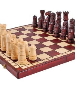211-1-Ensemble-Professionnel-Tournois-3-Jeu-Echecs-Bois-Charme-Non-Lestées-Echiquier-Pliant-Bois-Acajou-Sycomore