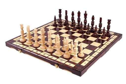 157-1-Ensemble-Oak-Jeu-Echecs-Bois-Chêne-Echiquier-Bois-Acajou-Chene