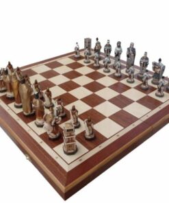 195-1-Ensemble-Magnetic-Grand-Jeu-Echec-Bois-Charme-Echiquier-Pliable-Bois-Hêtre