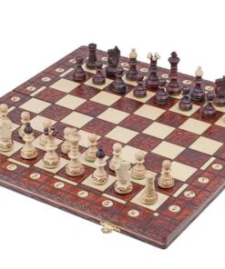185-1-Ensemble-Christmas-Jeu-Echecs-bois-Charme-Echiquier-Bois-Hêtre