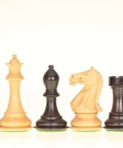 264-1-Jeux-Echecs-Staunton-6-Plastique-Creme-Noir-non-lesté