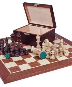 270-1-Jeux-Echecs-Design-Romain-Plastique-Couleur-Or-Noir-lesté