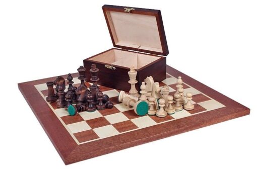 270-1-Jeux-Echecs-Design-Romain-Plastique-Couleur-Or-Noir-lesté