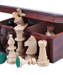 269-1-Jeux-Echecs-Design-Romain-Plastique-Couleur-Or-Noir-non-lesté