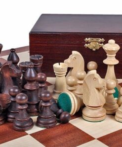 225-1-Jeux-Echecs-Dgt-officiel-FIDE-Bois-ébène-Buis-non-lesté