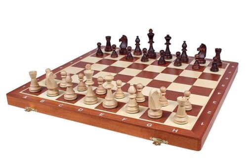 203-1-Ensemble-Egypte-Jeu-Echec-Marbre-Echiquier-Bois-Acajou-Erable