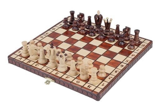 205-1-Ensemble-Fantasy-Jeu-Echec-Marbre-Echiquier-Bois-Acajou-Sycomore