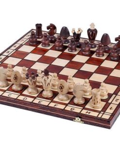 185-1-Ensemble-Christmas-Jeu-Echecs-bois-Charme-Echiquier-Bois-Hêtre